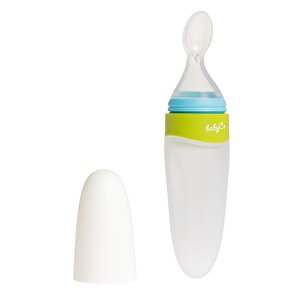 baby co Sıkma Silikon Mama Kaşığı