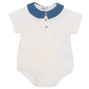 HelloBaby Gömlek Body, Bej, 3 - 6 Ay