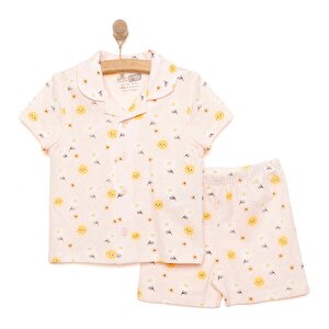 HelloBaby Kız Kısa Kol Pij, Somon, 2 Yaş HelloBaby Kız Kısa Kol Pij, Somon, 2 Yaş