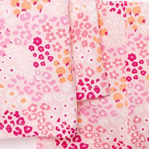 Gömlek Yaka  Mini Çiçek Desen Kız Bebek Pijama Takımı