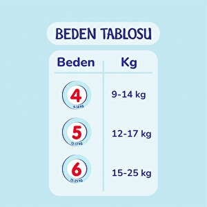Külot Bez Mutlu Bebek 6 Beden 52 Adet 15-25 kg