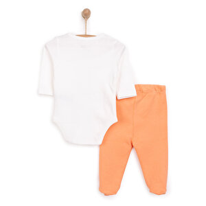 Güneş Baskılı Yenidoğan Kız Body-Patikli Alt Kız Bebek