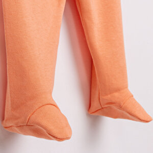 Güneş Baskılı Yenidoğan Kız Body-Patikli Alt Kız Bebek