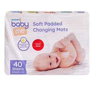 Pofuduk Alt Değiştirme Örtüsü 60x60 cm 40 adet Pofuduk Alt Değiştirme Örtüsü 60x60 cm 40 adet