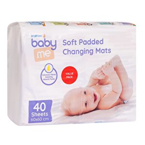 Pofuduk Alt Değiştirme Örtüsü 60x60 cm 40 adet Pofuduk Alt Değiştirme Örtüsü 60x60 cm 40 adet