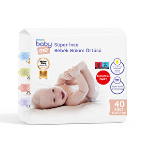 baby me Süper İnce Alt Açma 60x90 40 A