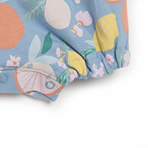 Yenidoğan Aloha Fırfırlı Kısa Tulum Kız Bebek Yenidoğan Aloha Fırfırlı Kısa Tulum Kız Bebek