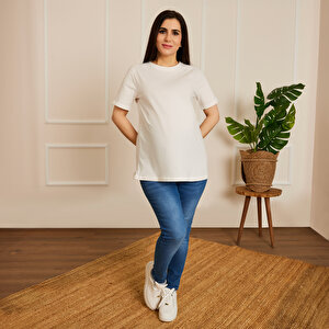 baby mom  Hamile Denim Pant, Lacivert, S