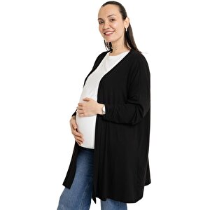 Baby Mom Hamile Hırka, Siyah, S