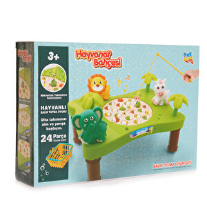 Hayvanlar Alemi Mıknatıslı Balık Tutma Oyunu