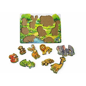 Hayvanlar Eşleştirmeli Puzzle