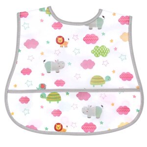 (IH) baby me Hazneli Pelikan Önlük Beyaz (IH) baby me Hazneli Pelikan Önlük Beyaz