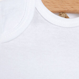 Beyaz Kısa Kol Body