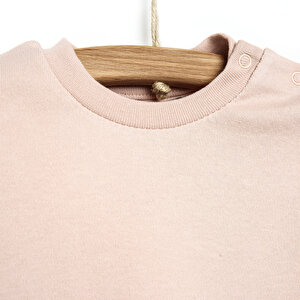 Basic Kız Bebek  İnterlok Sweatshirt