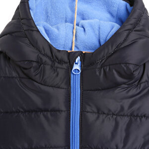 Basic Kulaklı Kapüşonlu Mont