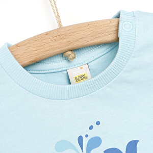 Under The Sea Erkek Bebek - Organik Pamuk Tshirt-Şort