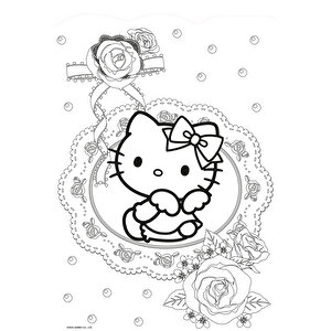 Hello Kitty Çok Boya Çıkartmalı Dev Boyama Kitabı Hello Kitty Çok Boya Çıkartmalı Dev Boyama Kitabı