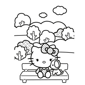 Hello Kitty Parla Çıkartmalı Boyama Kitabı Hello Kitty Parla Çıkartmalı Boyama Kitabı