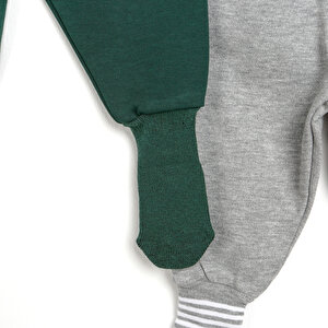 Basic Erkek Bebek 2li Çoraplı Pijama Pantolon