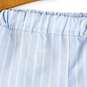 Basic Kız Bebek Çizgili Şort Kız Bebek