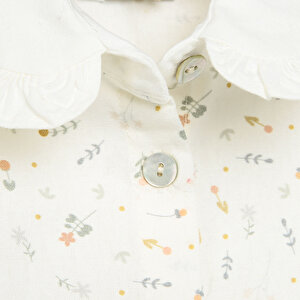 Basic Kız Bebek Desenli Gömlek