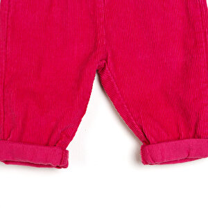 Basic Kız Bebek Kadife Pantolon