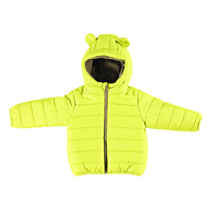 Basic Kulaklı Kapüşonlu Mont