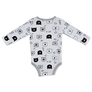Bebek Baskılı Uzun Kol Body