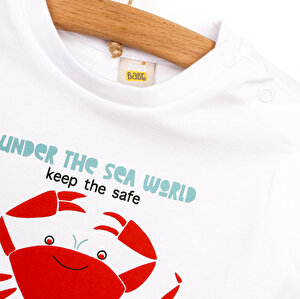 Under The Sea  Erkek Bebek - Organik PamukTshirt-Şort