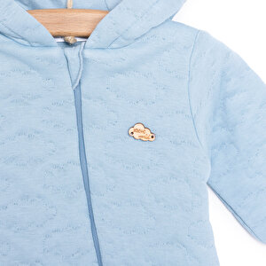 Yenidoğan Clouds Erkek Kapitone Kapüşonlu Tulum