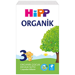 3 Organik Çocuk Devam Sütü 300 gr 1+ Yaş