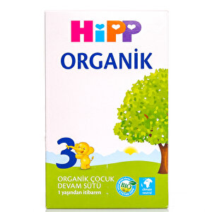 Hipp 3 Organik Devam Sütü 600 gr, 3