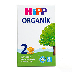 2 Organik Devam Sütü 600 gr 6+ Ay
