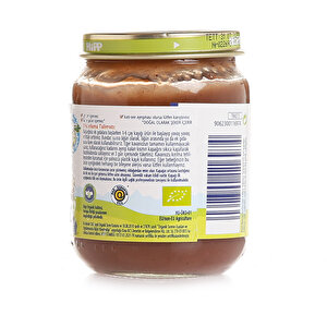 Organik Yabanmersinli Elmalı Kavanoz Mama 125 gr