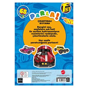 Hot Wheels Parla Çıkartmalı Boyama Kitabı Hot Wheels Parla Çıkartmalı Boyama Kitabı