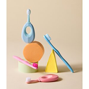 Humble Brush Baby Bebekler için Alıştırma Diş Fırçası - Pembe
