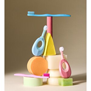 Humble Brush Baby Bebekler için Alıştırma Diş Fırçası - Pembe