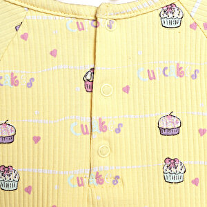 Ice Cream & Cupcake Elbise Kız Bebek