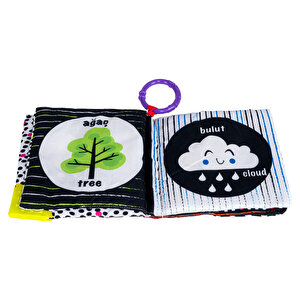 İlk Siyah Beyaz Eğitici Dişlikli Askılı Kitabım İlk Siyah Beyaz Eğitici Dişlikli Askılı Kitabım