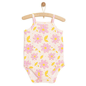 HelloBaby İp askılı Body Me, Pembe, 3 Ay