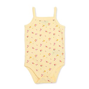 HelloBaby İp Askılı Body, Sarı, 1 - 3 Ay