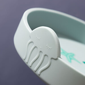 Jelly Melly Silikon Mama Tabağı Bluish