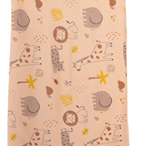 Jungle Desenli Unisex Battaniye Unisex