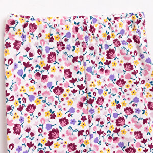 Kalp Baskılı Yenidoğan Kız Body-Patikli Alt-Şapka Kız Bebek