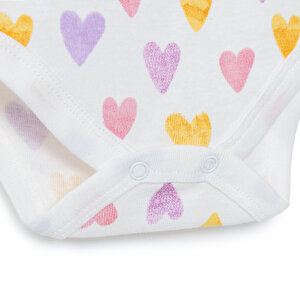 Kalp Desenli İp Askılı Body