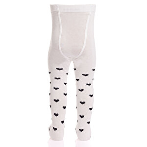 Kalp Desenli Külotlu Çorap Kız Bebek Kalp Desenli Külotlu Çorap Kız Bebek