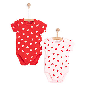 HelloBaby Kalpli 2li Kısa, Pembe, 3 Ay