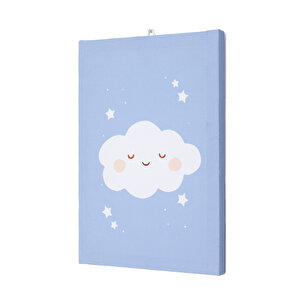 Bebek Odası Kanvas Tablo Mavi