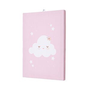 Bebek Odası Kanvas Tablo Pembe