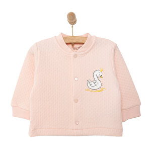 HelloBaby Kapitone Hırka, Pembe, 3 Ay
